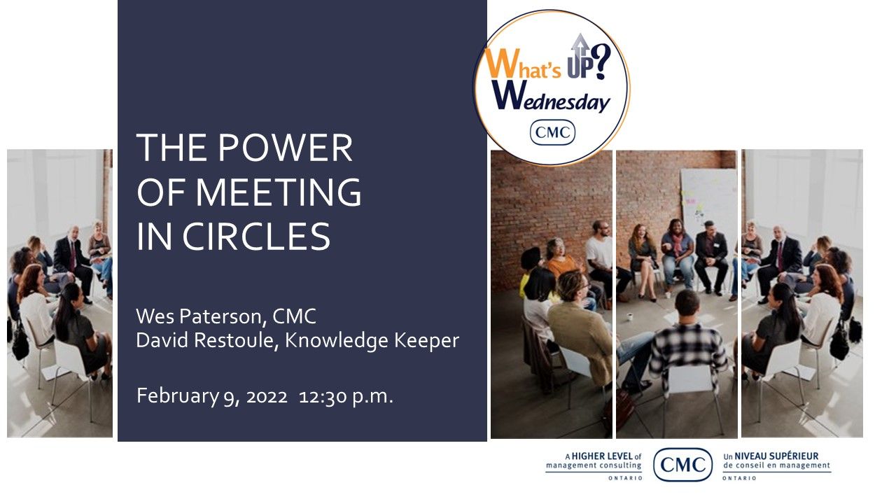What's up Wednesday - The Power Of Meeting in Circles